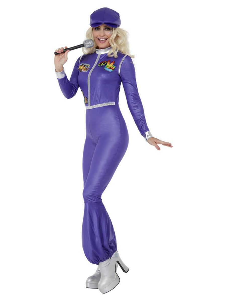70s Dancing Queen Costume Purple WHOLESALE Alternative 1