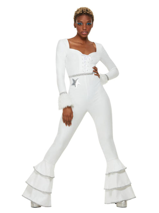 70s Deluxe Glam Costume White WHOLESALE