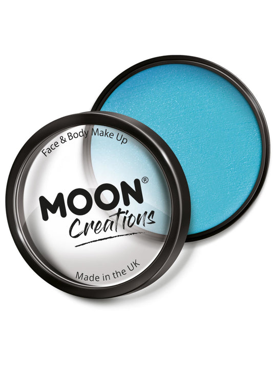 Moon Creations Pro Face Paint Cake Pot, Aqua, 36g Single