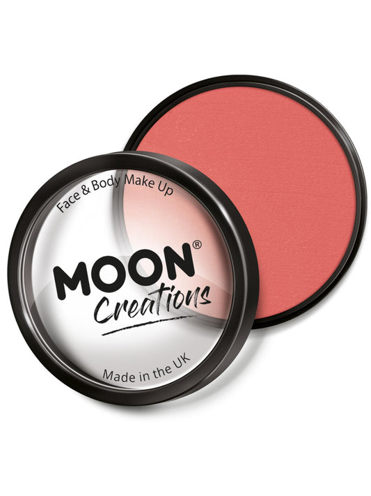 Moon Creations Pro Face Paint Cake Pot, Coral, 36g Single