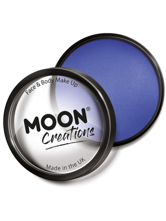 Moon Creations Pro Face Paint Cake Pot, Royal Blue, 36g Single