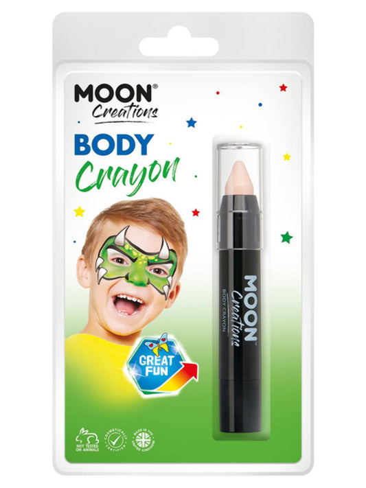 Moon Creations Body Crayons, Pale Skin, 3.2g Clamshell