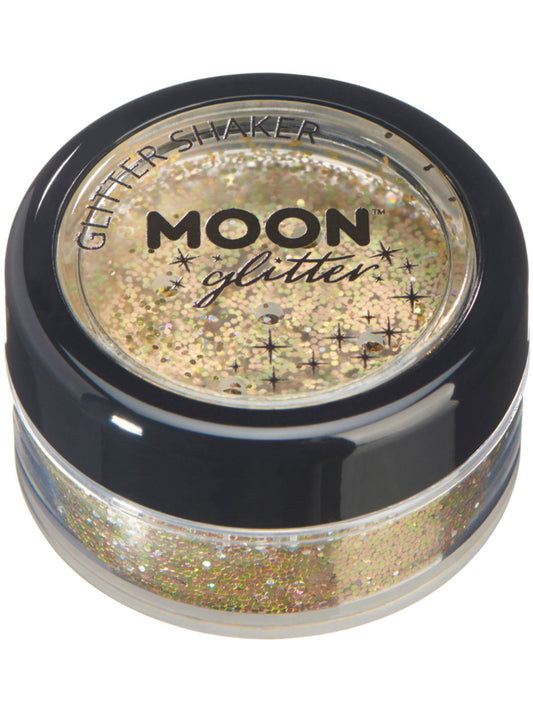 Moon Glitter Holographic Glitter Shakers, Gold, Single, 5g