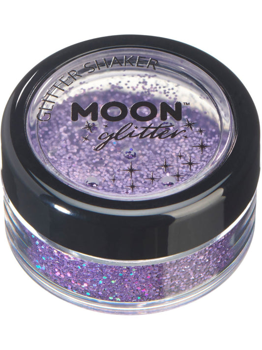 Moon Glitter Holographic Glitter Shakers, Purple, Single, 5g
