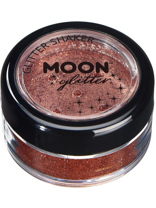 Moon Glitter Classic Fine Glitter Shakers, Copper Bronze, Single, 5g
