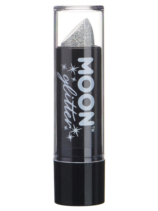 Moon Glitter Holographic Glitter Lipstick, Silver, Single, 4.2g