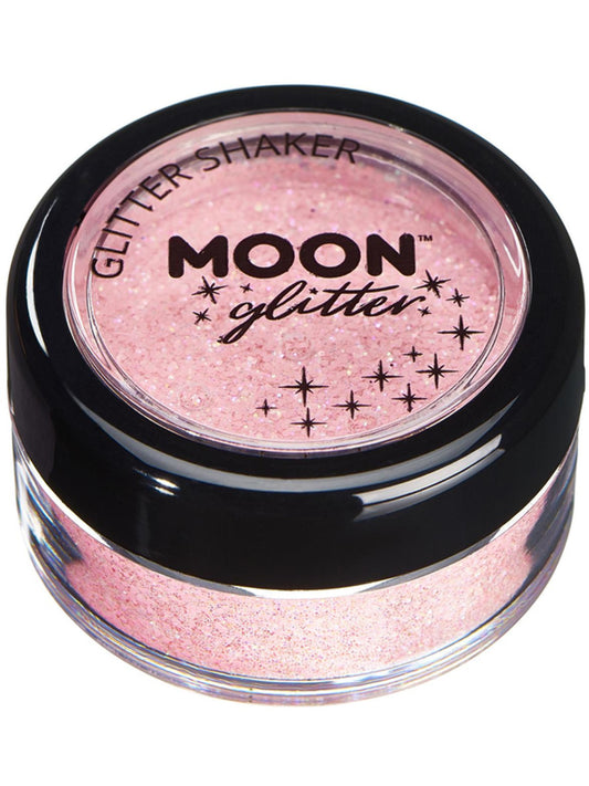 Moon Glitter Pastel Glitter Shakers, Coral, Single, 5g