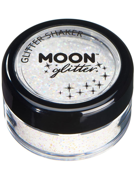 Moon Glitter Pastel Glitter Shakers, White, Single, 5g