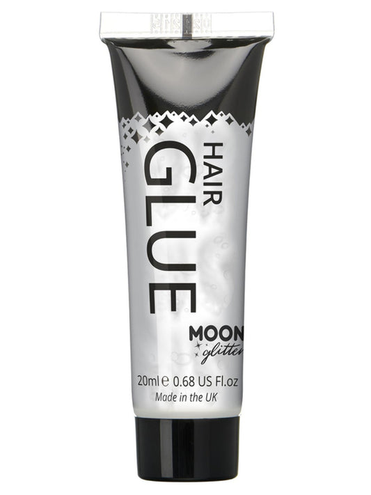 Moon Glitter Hair Glue, Clear, Single