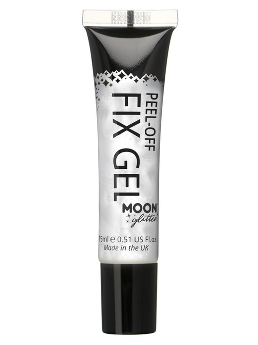 Moon Glitter Peel-Off Glitter Fix Gel, Clear, Single