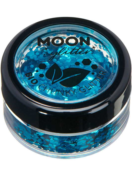Moon Glitter Bio Chunky Glitter, Blue, Single, 3g
