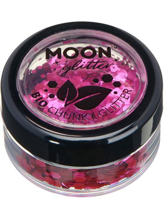 Moon Glitter Bio Chunky Glitter, Pink, Single, 3g
