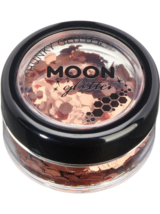 Moon Glitter Classic Chunky Glitter, Copper Bronze, Single, 3g