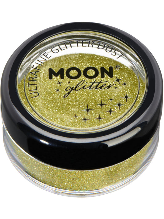 Moon Glitter Classic Ultrafine Glitter Dust, Gold, Single, 5g