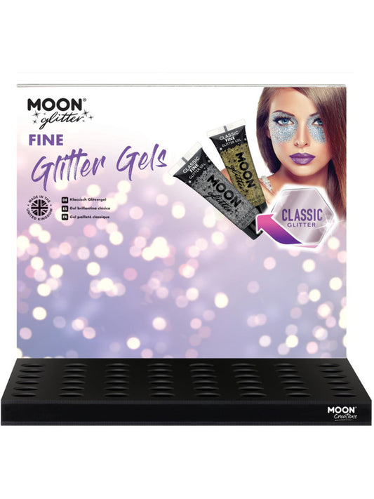 Moon Glitter Classic Fine Glitter Gel, CDU (no stock)