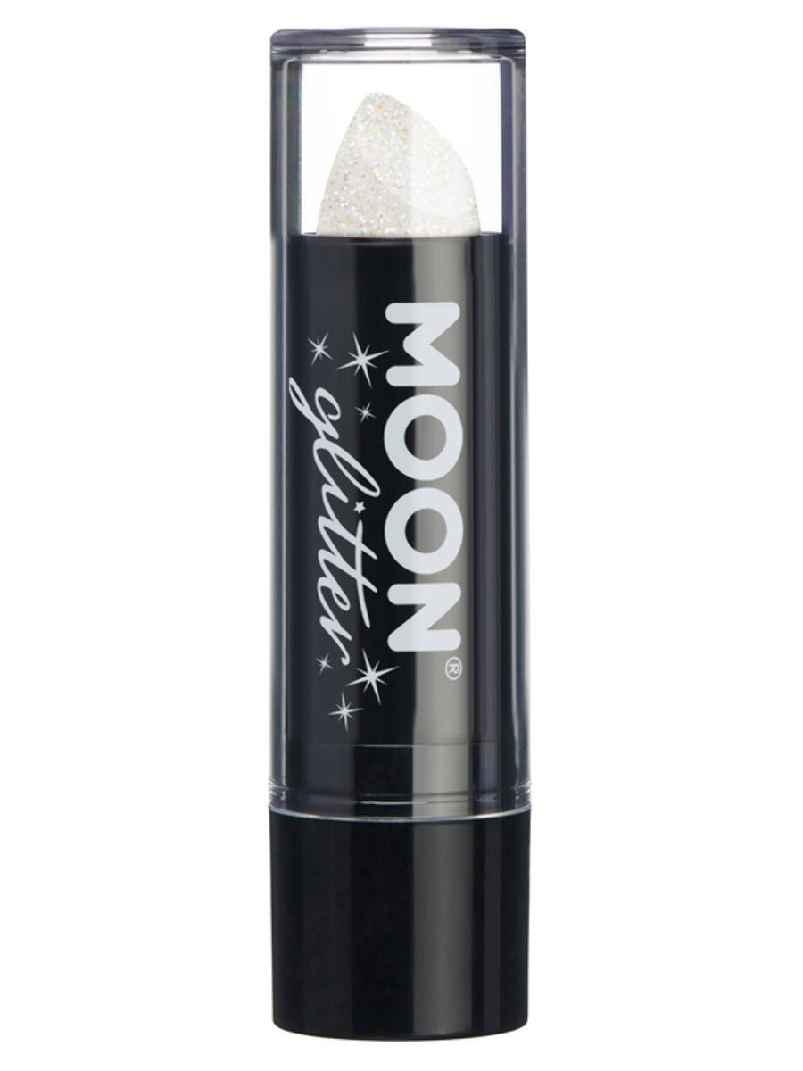 Moon Glitter Iridescent Glitter Lipstick, White, Single, 4.2g 