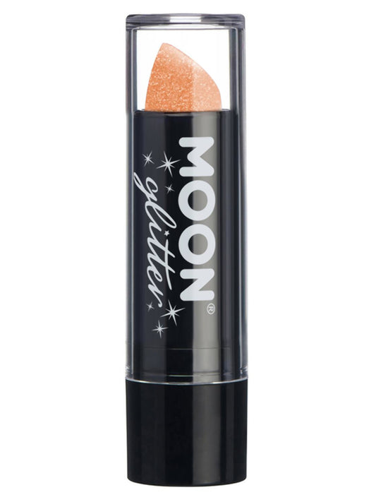 Moon Glitter Iridescent Glitter Lipstick, Orange, Single, 4.2g 