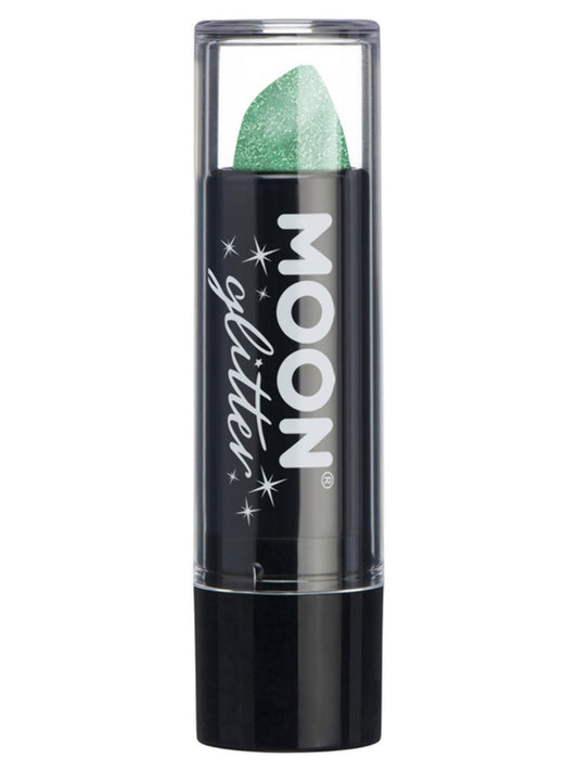 Moon Glitter Iridescent Glitter Lipstick, Green, Single, 4.2g 