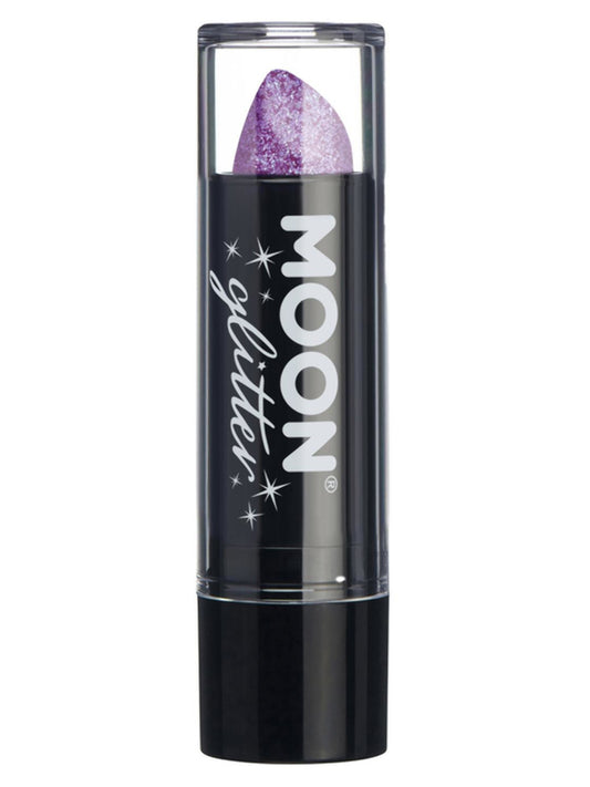 Moon Glitter Iridescent Glitter Lipstick, Purple, Single, 4.2g 