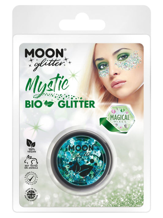 Moon Glitter Mystic Bio Chunky Glitter, Clamshell, Mixed Colours, 3g, Aquarium