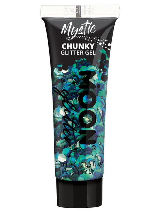 Moon Glitter Mystic Chunky Glitter Gel, Mixed Colours, Single, 12ml, Atlantis