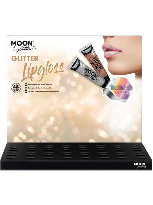 Moon Glitter Holographic Glitter Lipgloss, CDU (no stock)