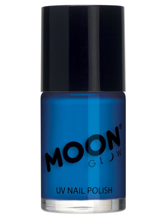 Moon Glow Intense Neon UV Nail Polish, Intense Blue, Single, 14ml
