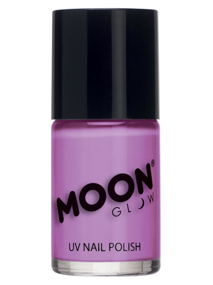 Moon Glow Pastel Neon UV Nail Polish, Pastel Lilac, Single, 14ml