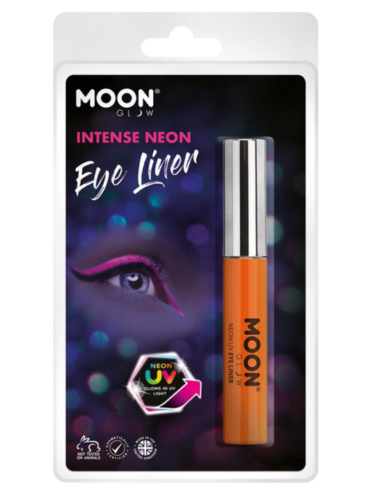Moon Glow Intense Neon UV Eye Liner, Intense Orang, Clamshell, 10ml