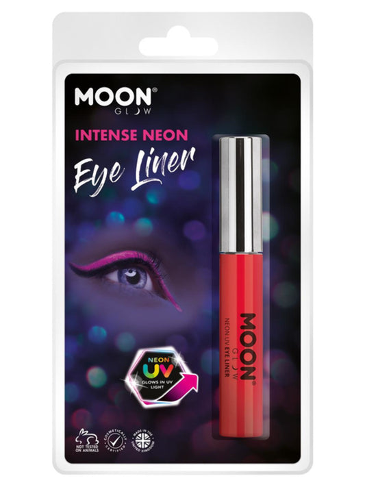 Moon Glow Intense Neon UV Eye Liner, Intense Red, Clamshell, 10ml