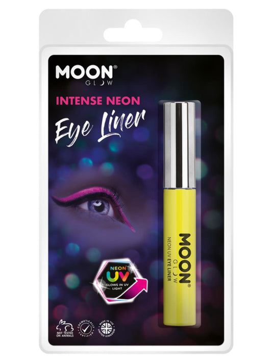 Moon Glow Intense Neon UV Eye Liner, Intense Yello, Clamshell, 10ml