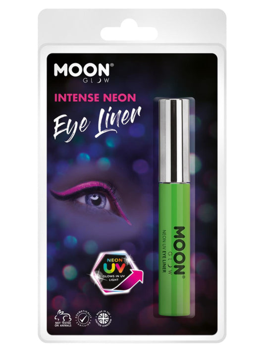 Moon Glow Intense Neon UV Eye Liner, Intense Green, Clamshell, 10ml