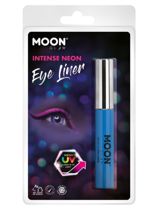 Moon Glow Intense Neon UV Eye Liner, Intense Blue, Clamshell, 10ml