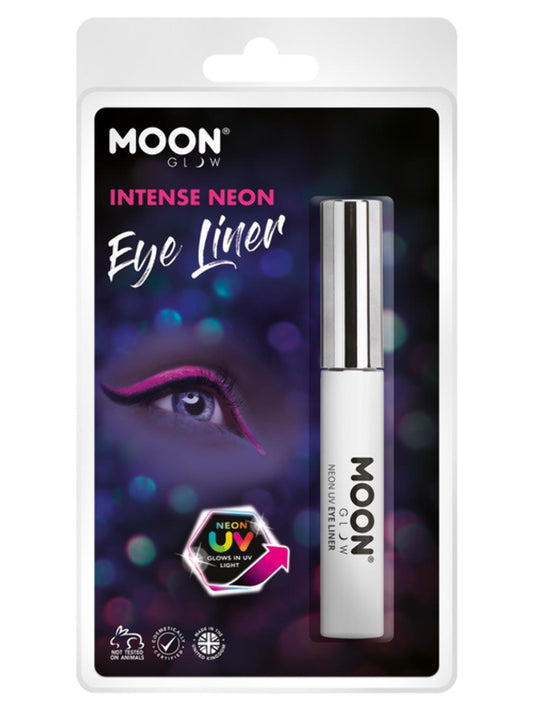 Moon Glow Intense Neon UV Eye Liner, White, Clamshell, 10ml