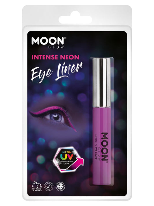 Moon Glow Intense Neon UV Eye Liner, Intense Purpl, Clamshell, 10ml