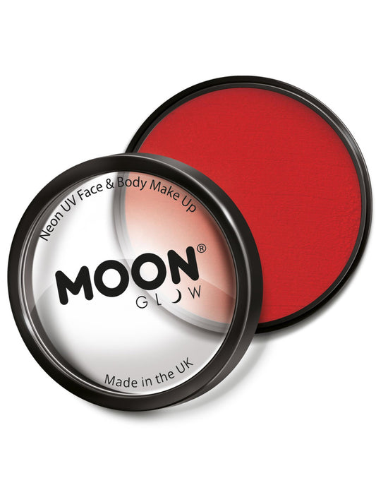 Moon Glow Pro Intense Neon UV Cake Pot, Intense Re, Single, 36g