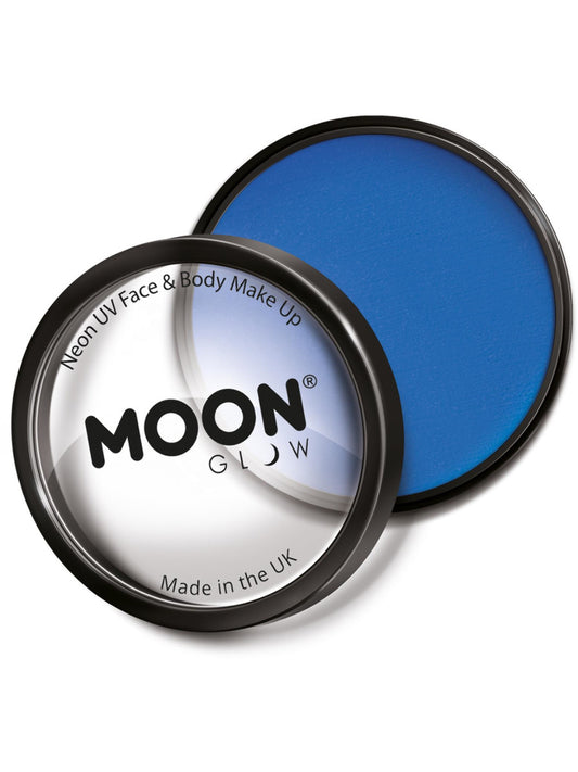Moon Glow Pro Intense Neon UV Cake Pot, Intense Bl, Single, 36g