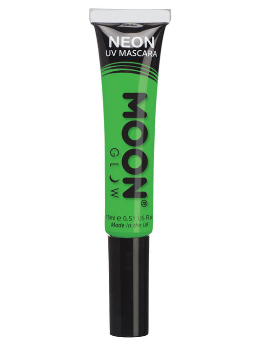 Moon Glow Intense Neon UV Mascara, Intense Green, Single, 15ml