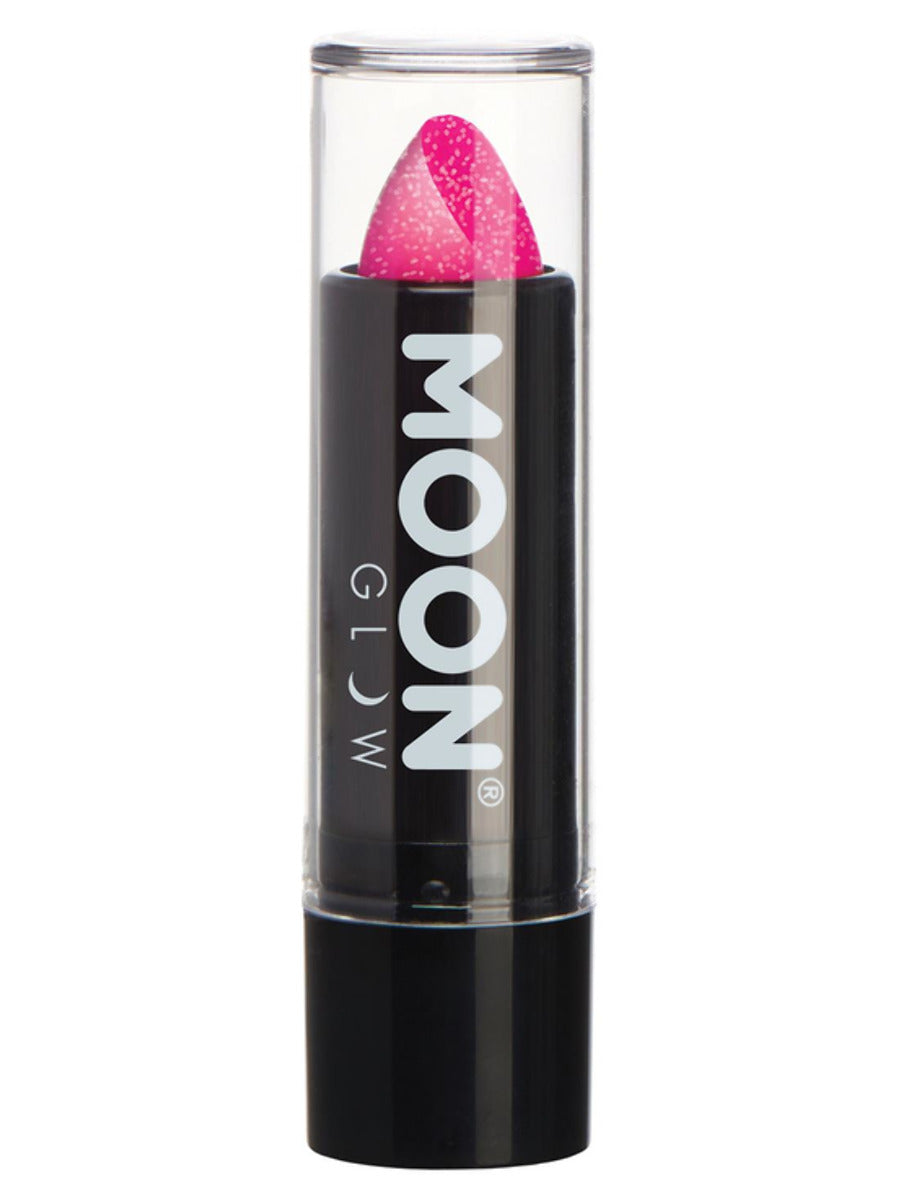 Moon Glow - Neon UV Glitter Lipstick, Magenta, 4.2g Single