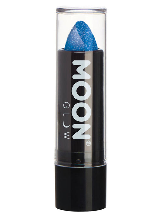 Moon Glow - Neon UV Glitter Lipstick, Blue, 4.2g Single