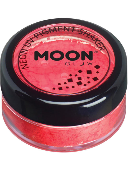 Moon Glow Intense Neon UV Pigment Shakers, Single, 4.2g - Intense Red