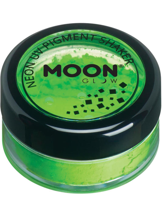 Moon Glow Intense Neon UV Pigment Shakers, Single, 4.2g - Intense Green