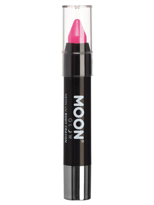Moon Glow Pastel Neon UV Body Crayons, Pastel Pink, Single, 3.2g