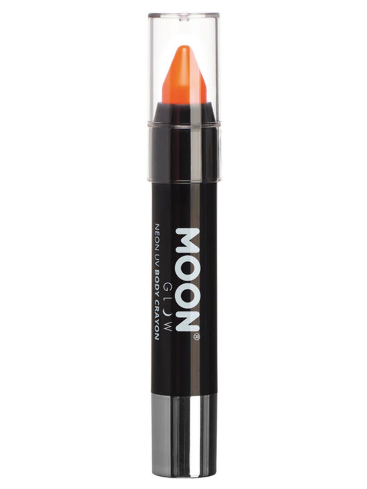 Moon Glow Pastel Neon UV Body Crayons, Pastel Oran, Single, 3.2g