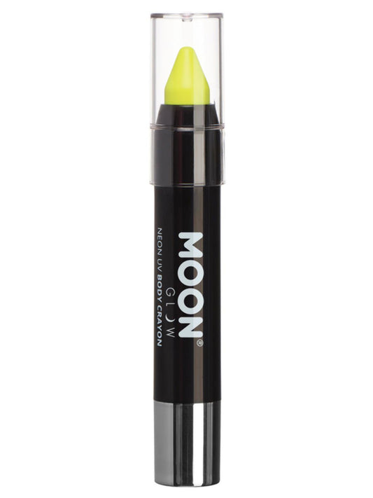 Moon Glow Pastel Neon UV Body Crayons, Pastel Yell, Single, 3.2g