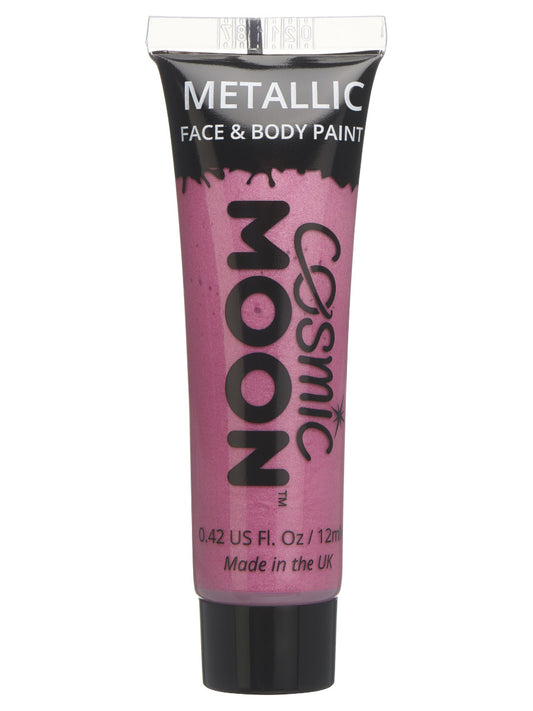 Cosmic Moon Metallic Face & Body Paint, Pink, Single, 12ml