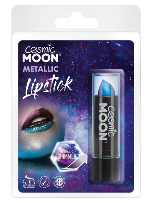 Cosmic Moon Metallic Lipstick, Blue, Clamshell, 4.2g
