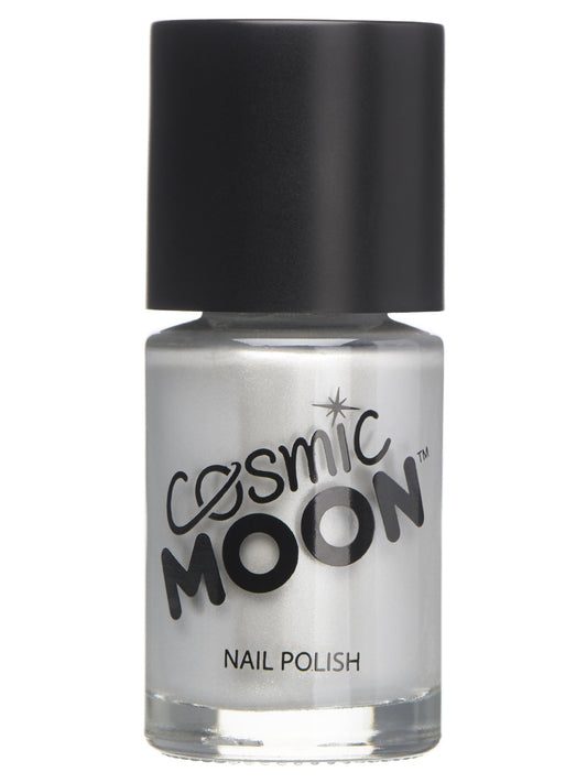 Cosmic Moon Metallic Nail Polish, Silver, Single, 14ml