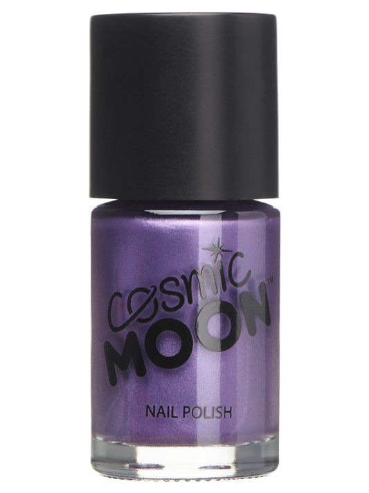 Cosmic Moon Metallic Nail Polish, Purple, Single, 14ml