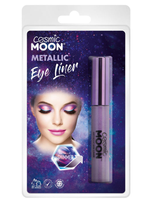 Cosmic Moon Metallic Eye Liner, Purple, Clamshell, 10ml